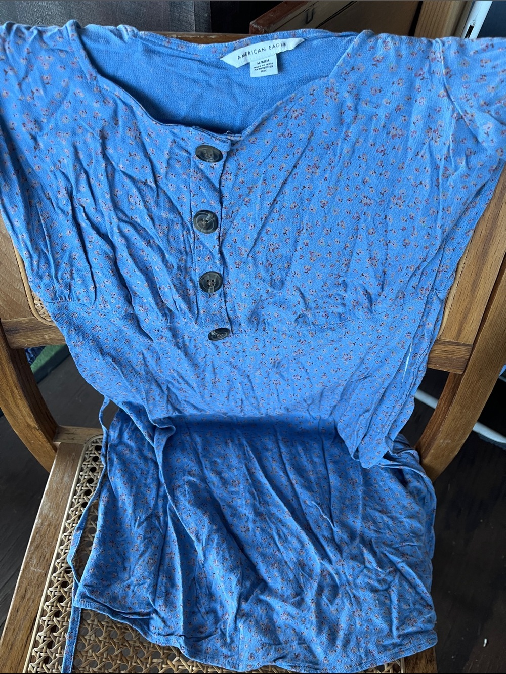 American Eagle Outfitters Light Blue Floral dress